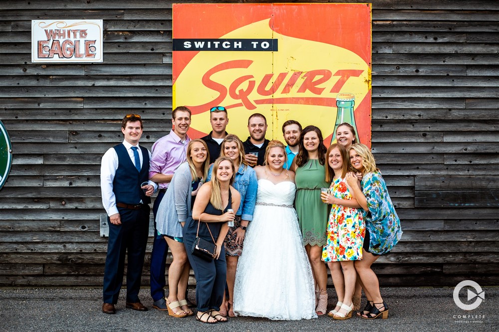 have fun in front of unique signs for photography