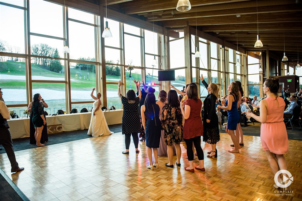 a beautiful flower toss