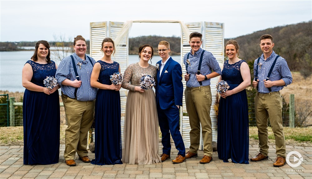 a wedding party to remember