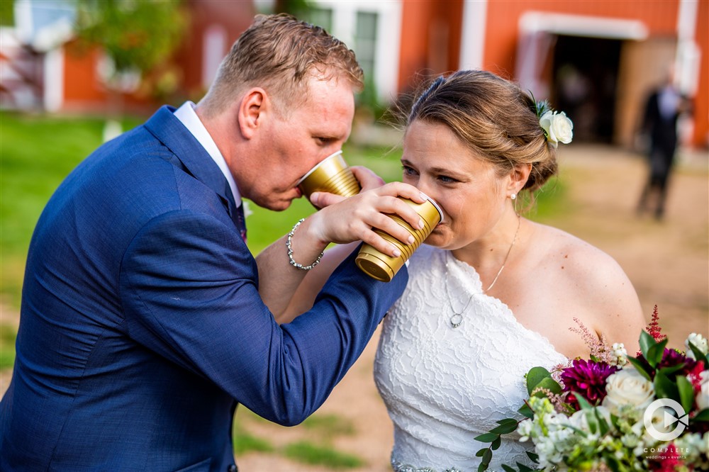 with this drink I thee wed