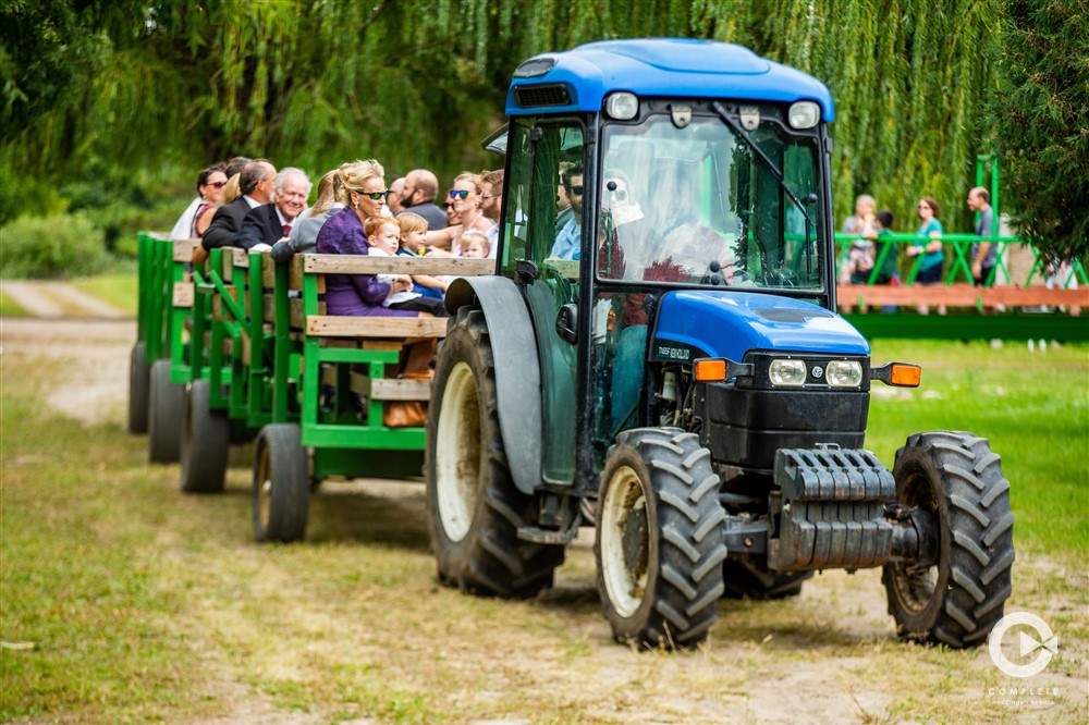 apple orchard tractor